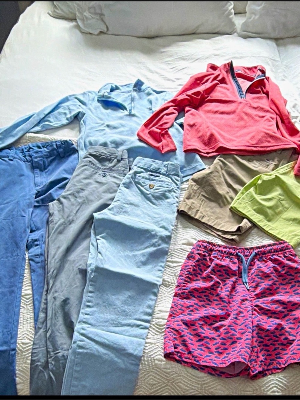 Kids Pajamas and Lounge Set - Pink, Light Blue, Blue, Green
